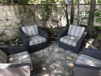 Four Lounging Chairs Made by Winston