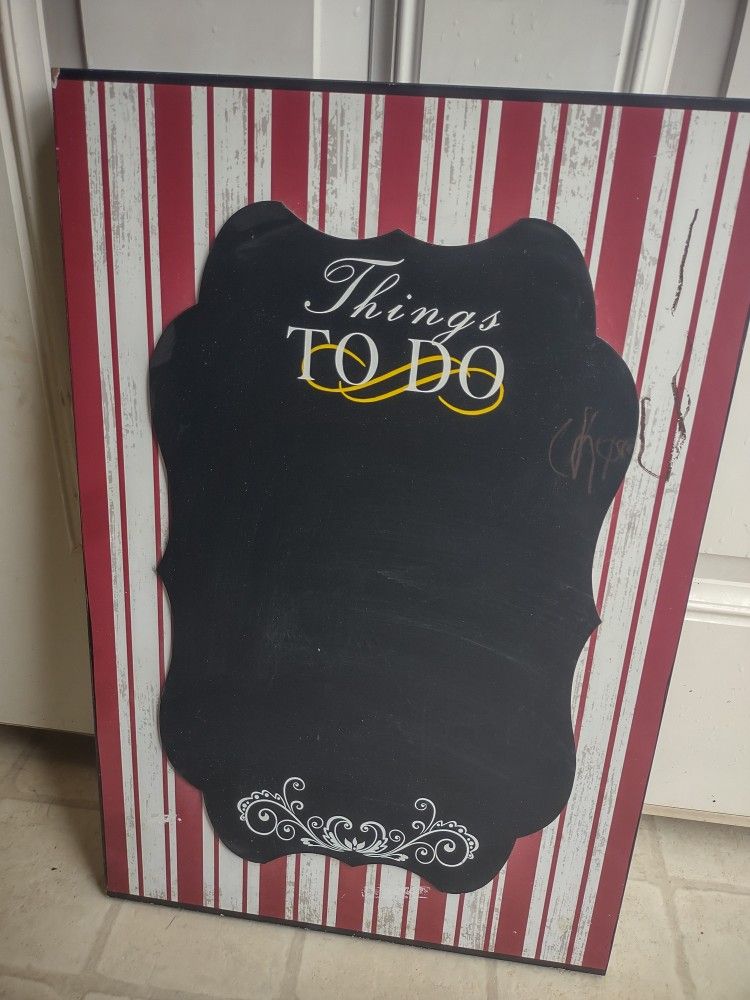 'Things To Do' Chalkboard