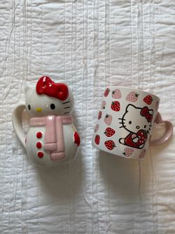 Hello kitty cups