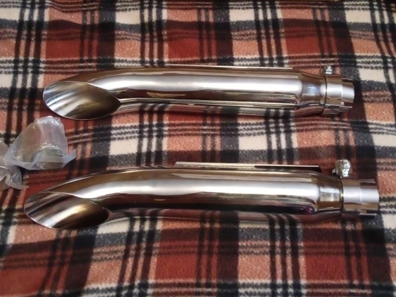 Motorcycle Mufflers For Rebel, Shadow, Intruder Etc.