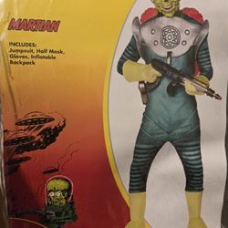 Attack On MARS Adult Scary Costume 