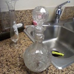 Antique Glass Liquor Decanter