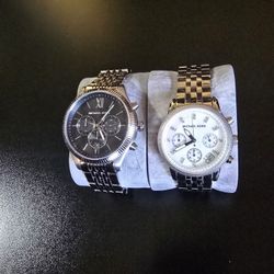 Michael Kors MK-5020 Women's Watch & Michael Kors MK-8692 Men's Wtach
