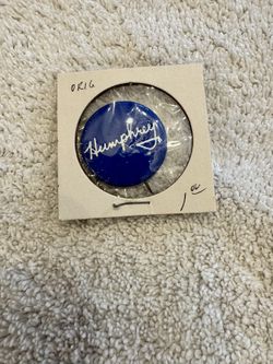 Vintage Hubert Humphrey 1968 Presidential Campaign Pinback