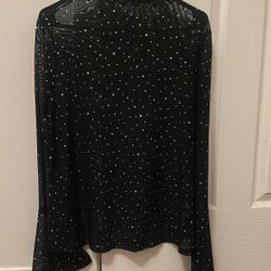 Black Sparkle Shirt 
