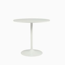 Homy Casa CLIFT WHITE E Dining Table "31.5" Square for Dining and Workspace