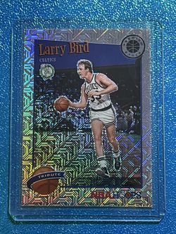 2019-20 NBA Hoops Premium Stock LARRY BIRD Tribute #289 Silver Mojo Prizm