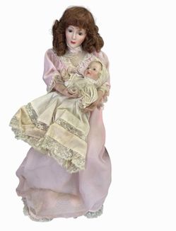 Lullaby - Precious Memories of Motherhood porcelain doll by Sandra Kuck