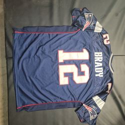 Collector NFL Jersey,  Hall Of Fame quarterback  Tom Brady PATRIOTS size 3XL REBOCK, GREAT CONDITION 