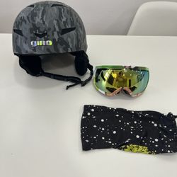 Giro Ski Helmet And Goggles 