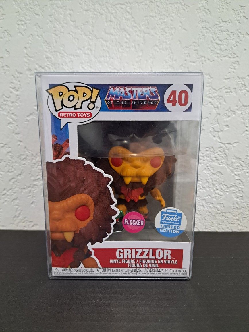 F2 Funko Pop MOTU Masters Universe GRIZZLOR Shop Exclusive Vinyl Figure 40