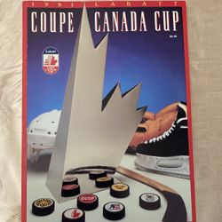 1991 LABATT COUPE CANADA CUP OFFICIAL SOUVENIR PROGRAM MAGAZINE