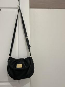 Marc Jacob Black Leather Crossbody Bag