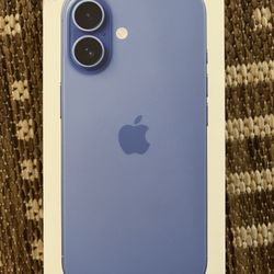 Brand New iPhone 16 Ultramarine 128gb
