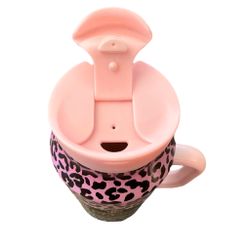 TAL Stainless Steel Basin Tumbler 40 fl oz, Pink Leopard 