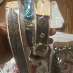 Lv Dog Collars And Hoodies 