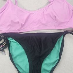 Two Piece Bathing Suit -  Size Small