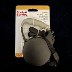 Small Dog Harness (reflective Black) and 16ft. Retractable Leash, New