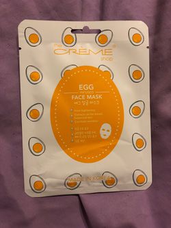 The creme shop egg face mask