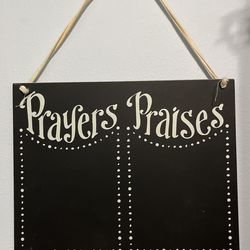 Praise Chalkboard Decor
