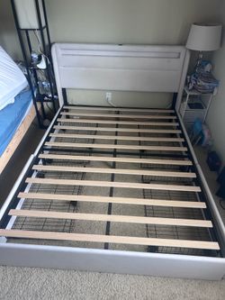 Queen-size bed frame