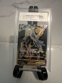 Graded Pokemon Card Shadow Rider Calyrex VMAX JPN Japanese (APH Silver 10)
