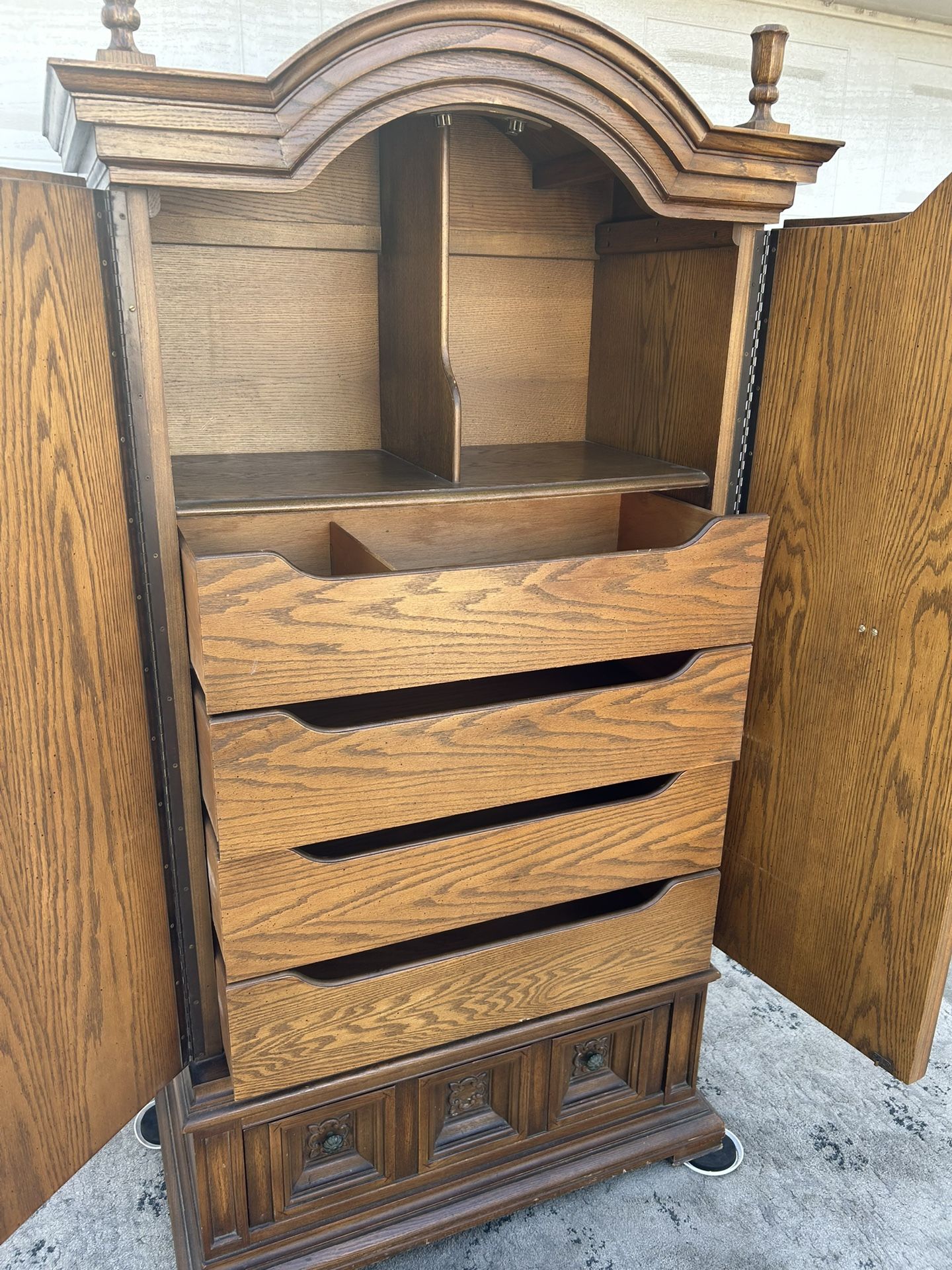 AMERICAN OF MARTINSVILLE Mid Century Armoire/Wardrobe/Dresser