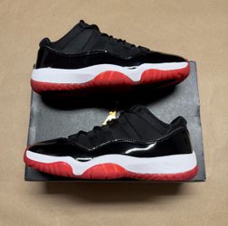 Nike Air Jordan 11 XI Retro Low Bred 2025 Mens size 9 Basketball Shoes Rare!