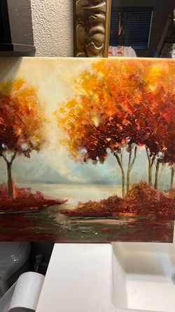 Autumn Landscape Oil Painting on Canvas