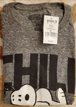 2 Snoopy T-shirts- XL, 2XL