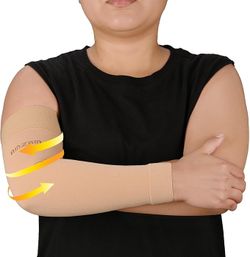 Medical Compression Arm Sleeve for Women & Men, 20-30 mmHg, 2XL