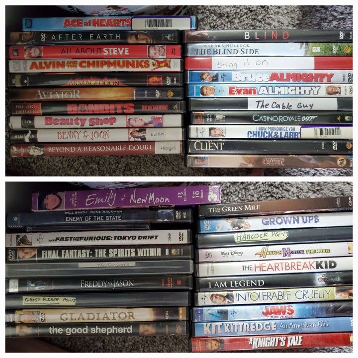 Over 94 DVD'S For SALE