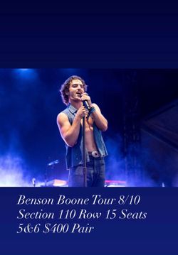 Benson Boone 🎤