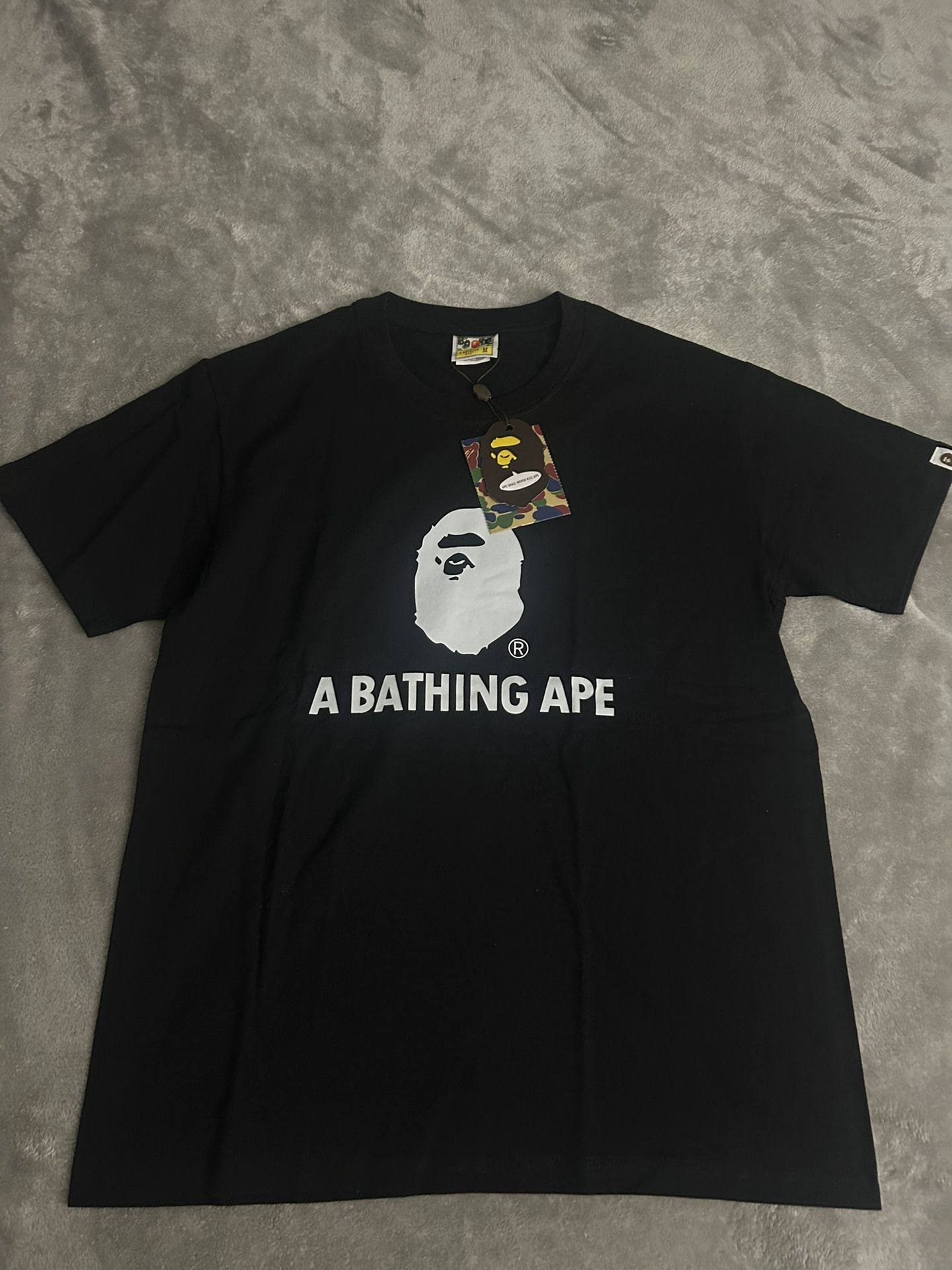 A Bathing Ape (BAPE) Black Logo Tee – Size M