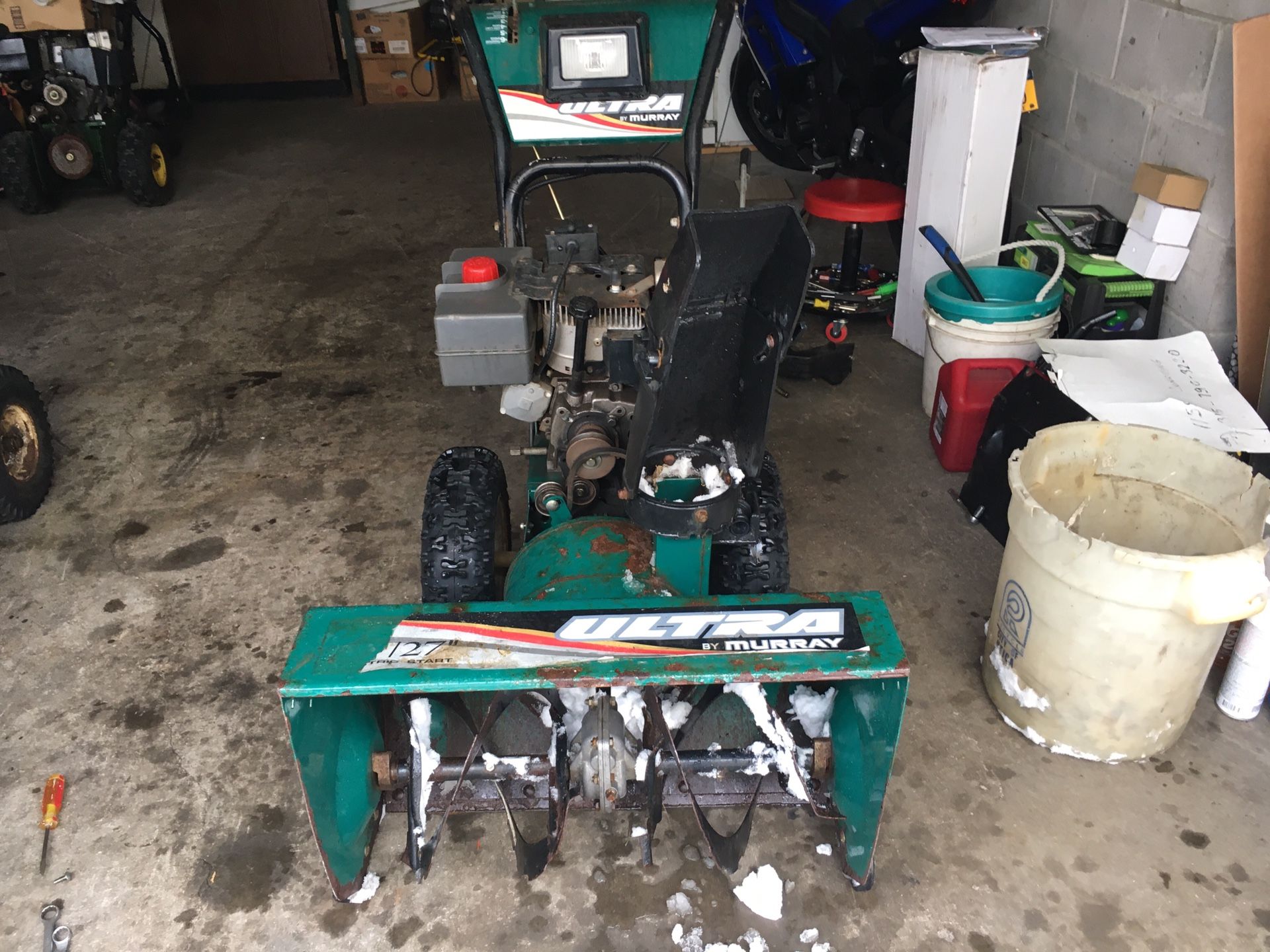 Snow blower.