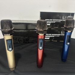 Microphone 🎤 Wireless 🛜 Bluetooth 