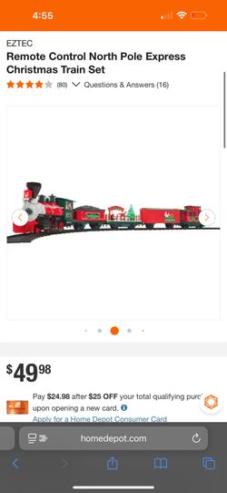 Eztec Polar Express Christmas Train