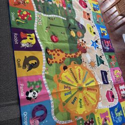 7x10ft Kids ABC Rug!!