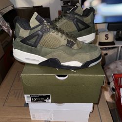 Jordan 4 Retro Olive Size 10.5