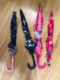 Set of 4 Kids Umbrellas $5 Each or $15 the Set