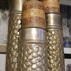 Nickel Candle Holders