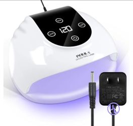 NXJ INFILILA 268W Gel Nail UV Light, Faster UV Light for Gel Nails, Professional