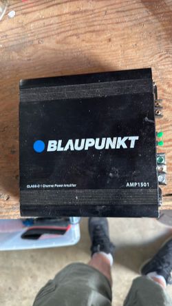 Blaupunkt 1500w mono amp (works well)