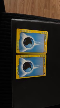Water energy Pokémon cards
