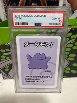 Pokemon Old Maid Ditto PSA 10 slab