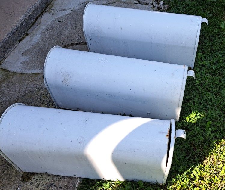 Three Standard USPS Mailboxes
