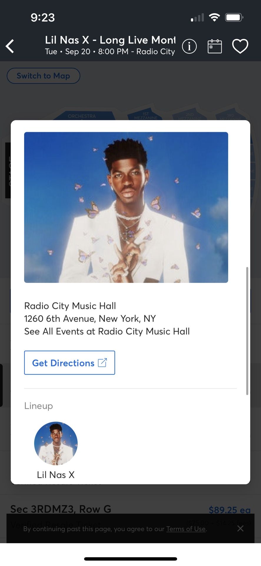 3 Pairs Of Tickets To Lil Nas x Tonight At Radio City Music Hall