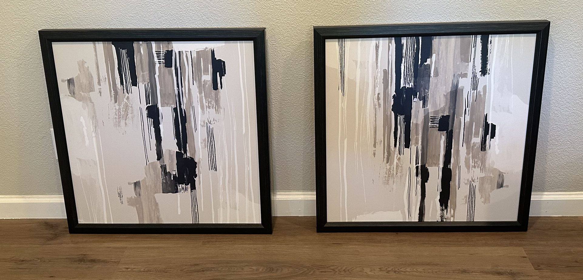 Great Big Canvas Abstract Wall Art “Woven Together” Set Of 2 Framed Canvases