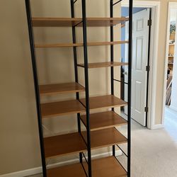 Adjustable Shelves. 6’5” Tall