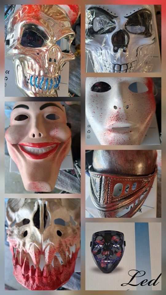 HALLOWEEN MASKS AND COSTUMES